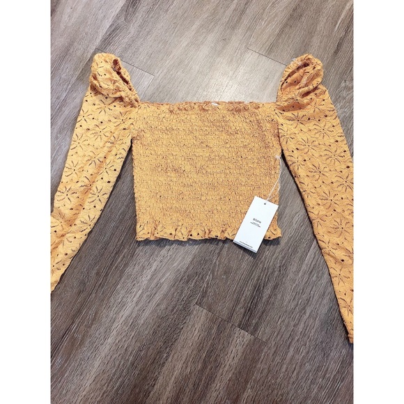 Lyssa crop top- mustard yellow - Picture 2 of 2